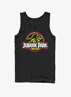 Neon T Rex Logo Tank