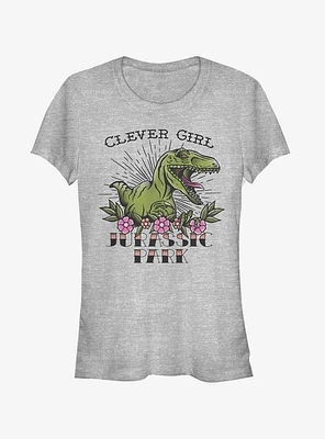 Jurassic Park Clever Girl Tattoo Girls T-Shirt