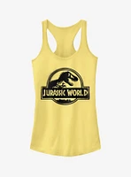 Jurassic World Fallen Kingdom Spray Paint Print Logo Girls Tank