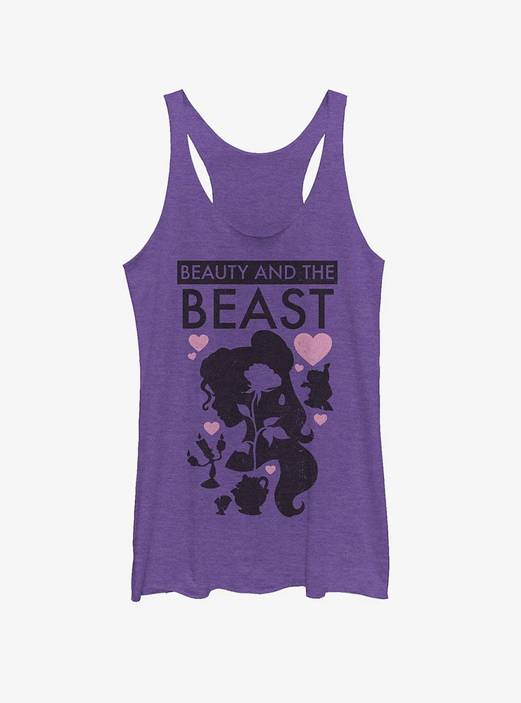 Disney Beauty And The Beast Symbols Girls Tank