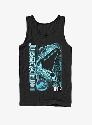 Jurassic World Fallen Kingdom Blue Portrait Tank