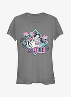 Disney Aladdin Jasmine and Rajah Chill Girls T-Shirt