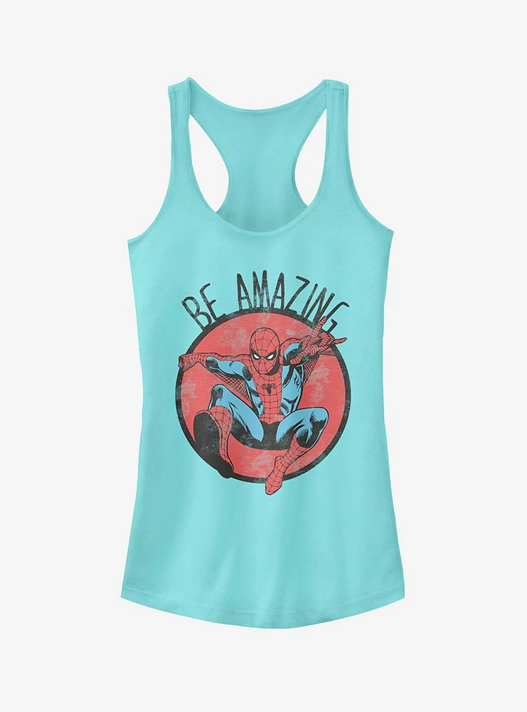 Marvel Spider-Man Be Amazing Girls Tank