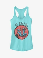 Marvel Spider-Man Be Amazing Girls Tank