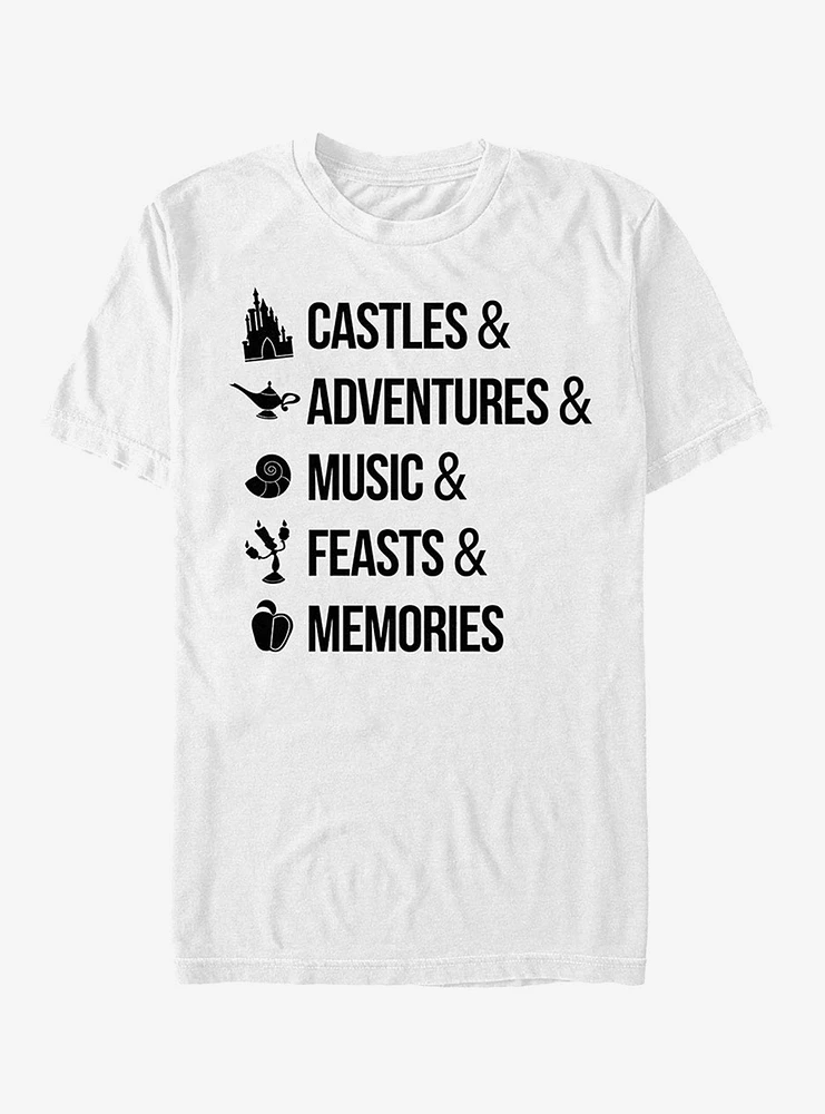 Disney Princess Keywords T-Shirt