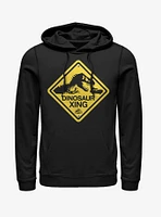 Dinosaur Crossing Sign Hoodie