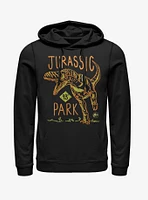 T. Rex Crayon Print Hoodie