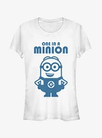 One Minion Smile Girls T-Shirt