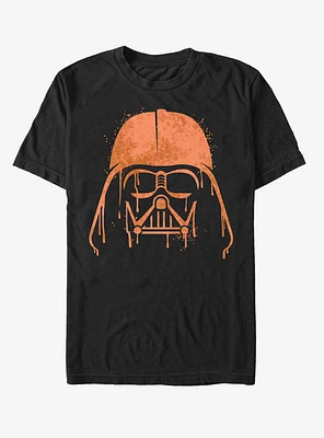 Halloween Vader Helmet Spray-Paint T-Shirt