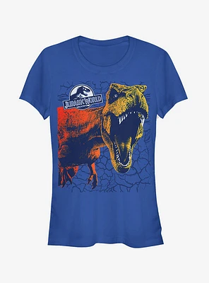 Jurassic World Fallen Kingdom Sharp Teeth Crack Girls T-Shirt