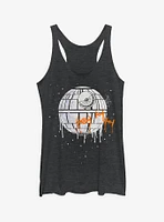 Halloween Death Star Drip Girls Tank