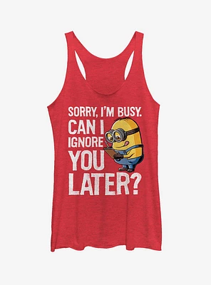 Minion Ignore You Later Girls Tank