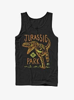 T. Rex Crayon Print Tank