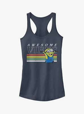 Minion Rainbow Vibes Girls Tank