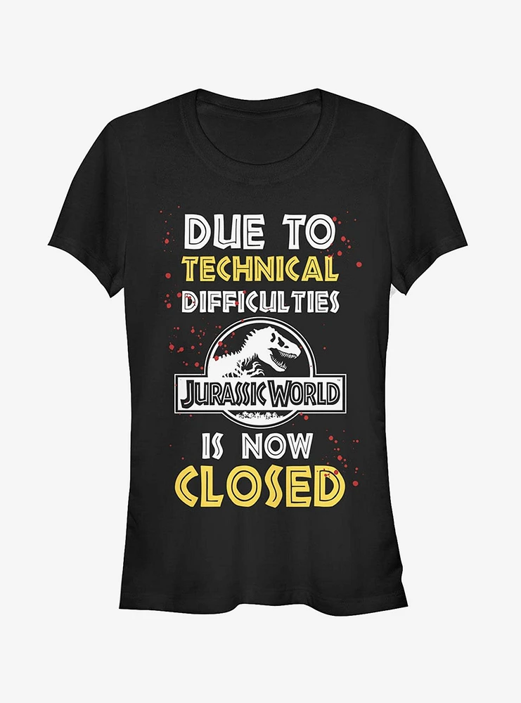 Technical Difficulties Spots Girls T-Shirt