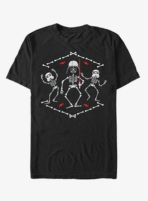Halloween Vader Skeleton Dance T-Shirt