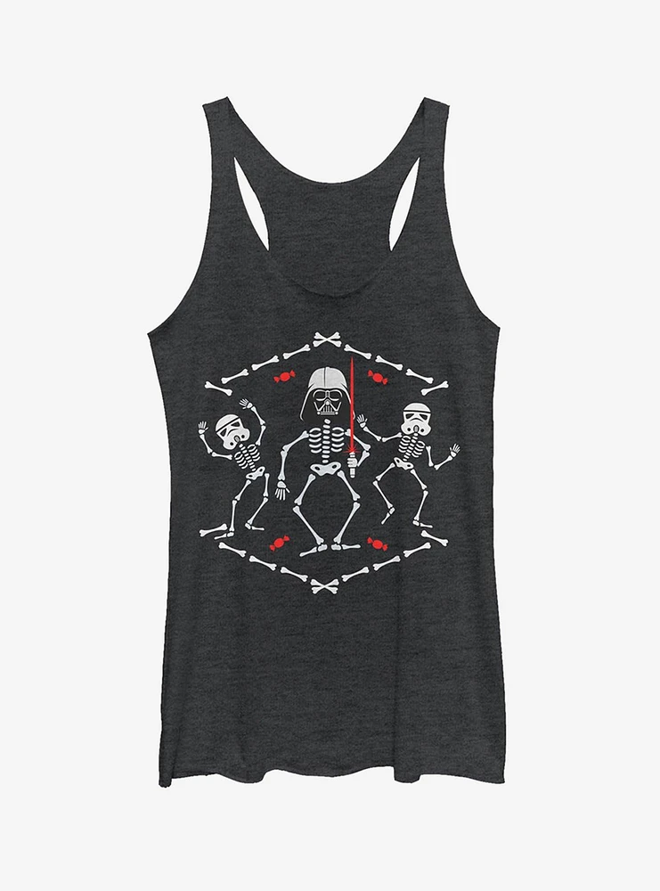 Halloween Vader Skeleton Dance Girls Tank