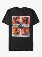 Jurassic World Fallen Kingdom Fire Polaroid T-Shirt