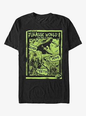 Jurassic World Fallen Kingdom More Teeth Poster T-Shirt