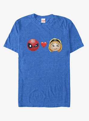 Marvel Spider-Man Emoji Love T-Shirt