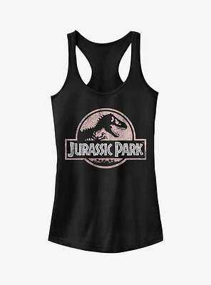 Jurassic Park Dusty Logo Girls Tank