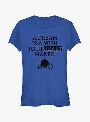 Disney a Dream Is Wish Your Heart Makes Girls T-Shirt