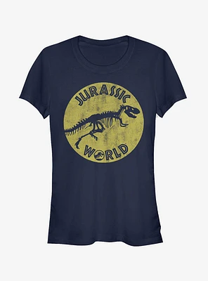 Jurassic World Fallen Kingdom Retro Fossil Girls T-Shirt