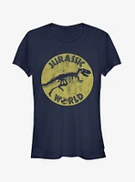 Jurassic World Fallen Kingdom Retro Fossil Girls T-Shirt