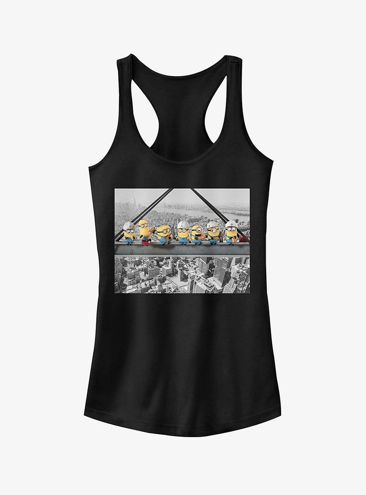 Minion Construction Lunch Girls Tank