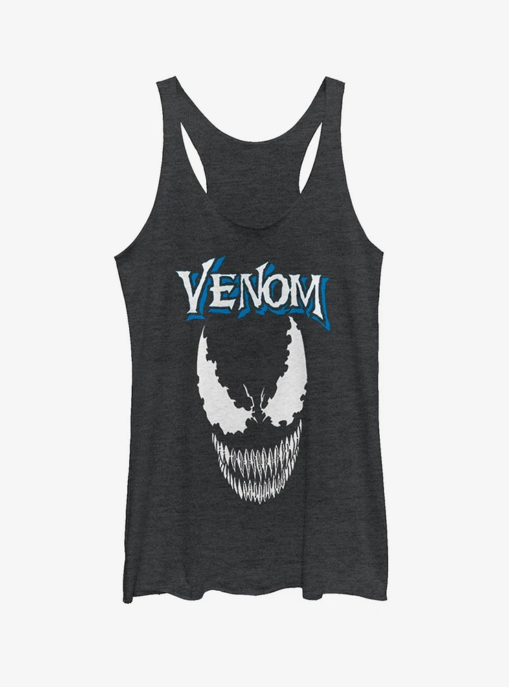 Marvel Venom Face Logo Girls Tank