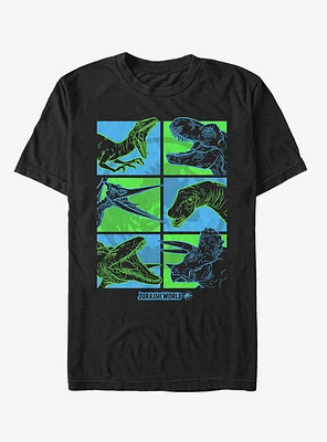 Jurassic World Fallen Kingdom Dino Bingo T-Shirt