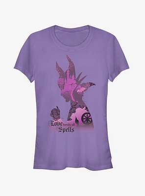 Disney Maleficent Love Breaks Spells Girls T-Shirt