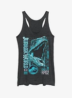 Jurassic World Fallen Kingdom Blue Portrait Girls Tank