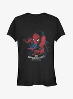 Marvel Spider-Man Homecoming Web Frame Girls T-Shirt