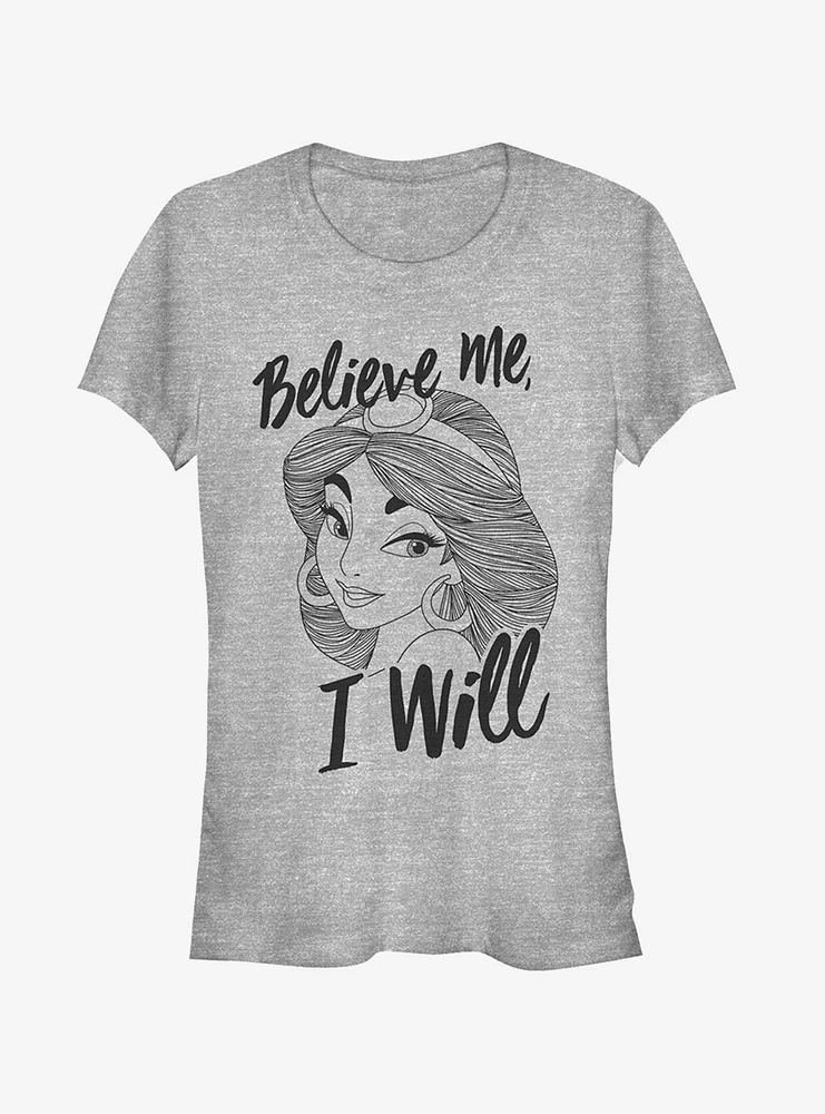 Disney Jasmine Believe Me Girls T-Shirt