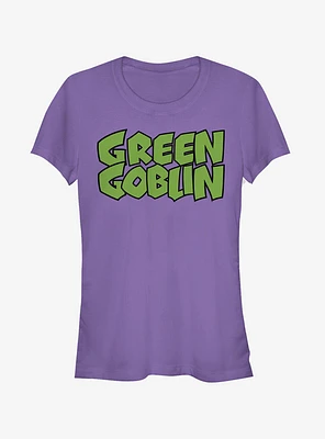 Marvel Green Goblin Logo Girls T-Shirt