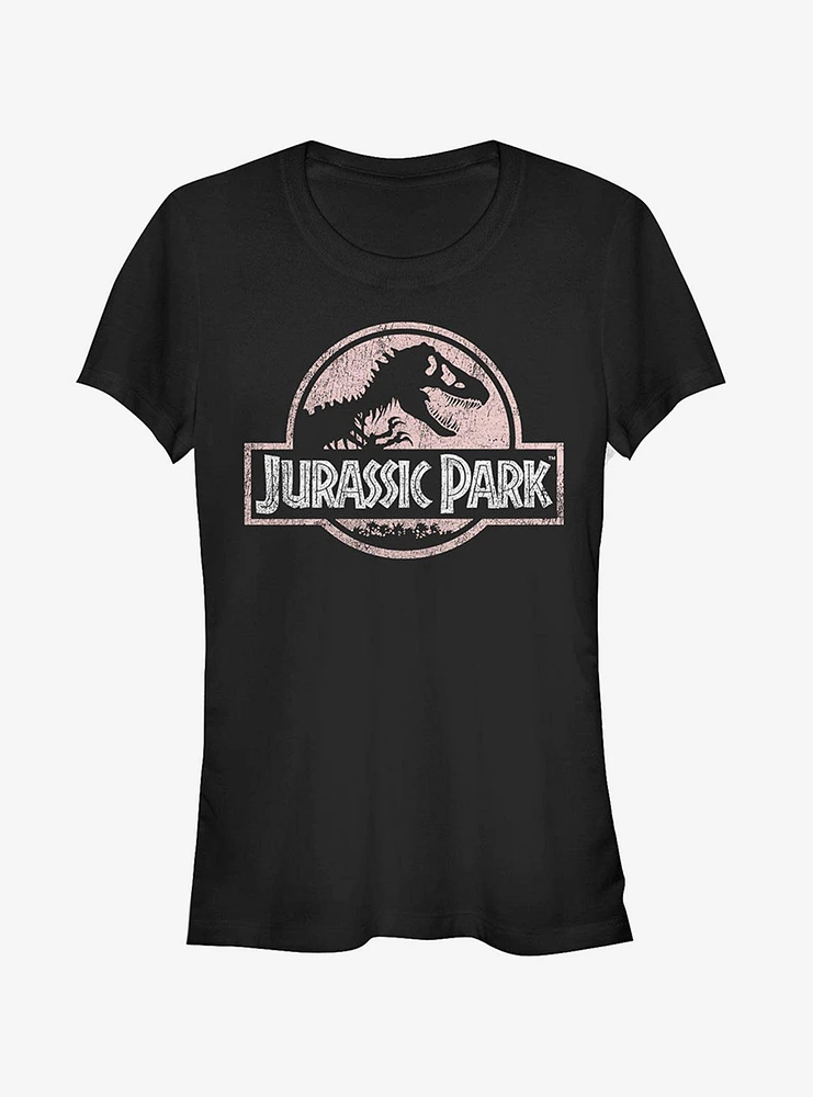 Jurassic Park Dusty Logo Girls T-Shirt