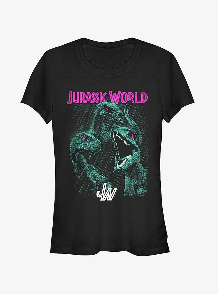 Jurassic World Fallen Kingdom Raptor Eyes Girls T-Shirt