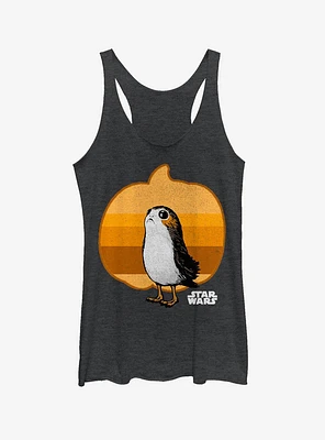 Halloween Porg Pumpkin Girls Tank