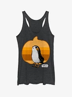 Halloween Porg Pumpkin Girls Tank