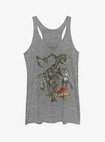 Vintage Dinosaur Stampede Girls Tank