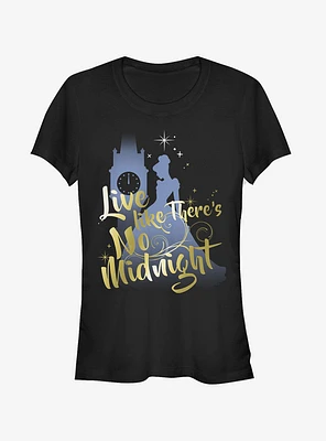 Disney Cinderella Classic Live Like There's No Midnight Girls T-Shirt