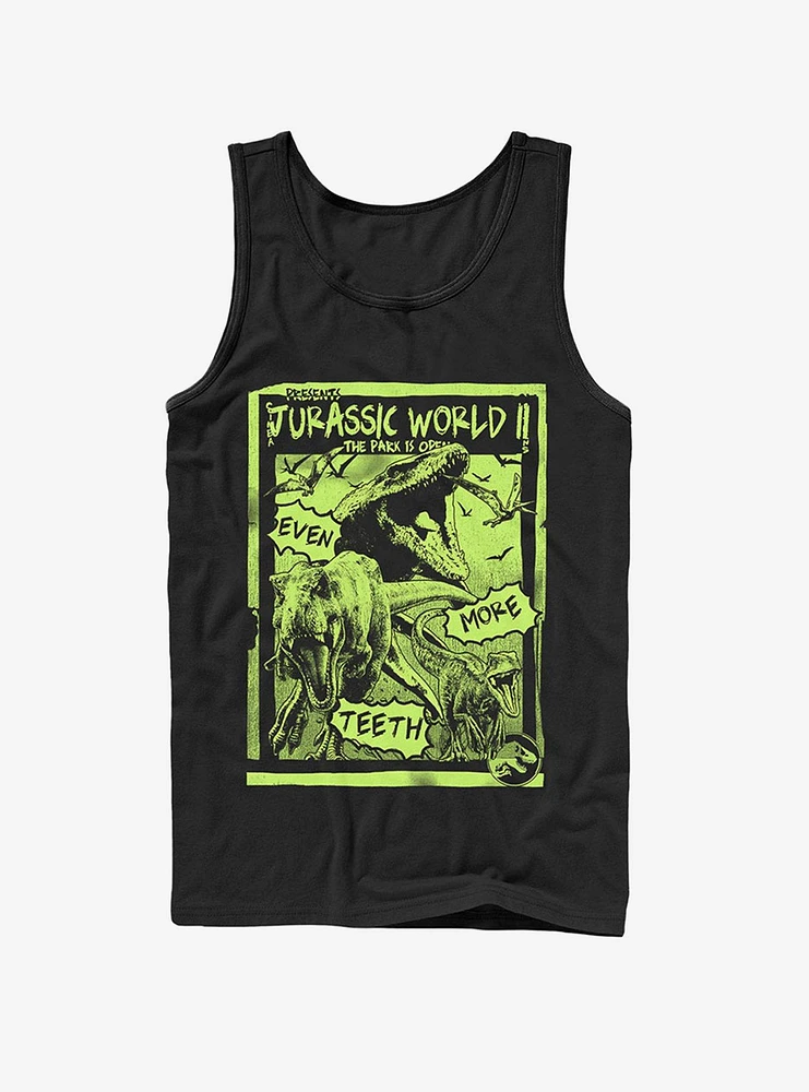 Jurassic World Fallen Kingdom More Teeth Poster Tank