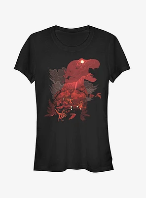 T. Rex Silhouette Girls T-Shirt