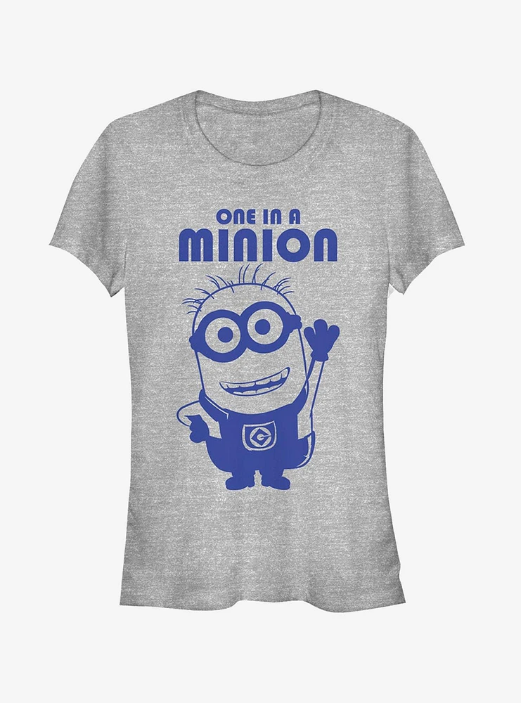 One Minion Wave Girls T-Shirt
