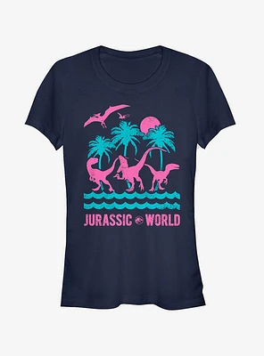 Jurassic World Fallen Kingdom Tropical Dinosaurs Girls T-Shirt