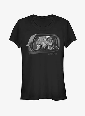 T. Rex Rearview Mirror Girls T-Shirt