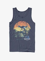 Retro Raptor Sunset Tank