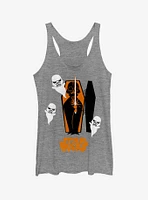 Halloween Darth Vader Coffin Girls Tank