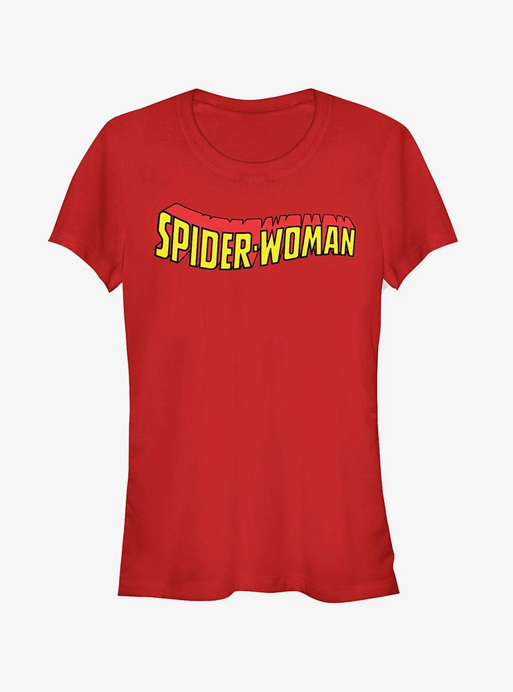 Marvel Spider-Woman Logo Girls T-Shirt